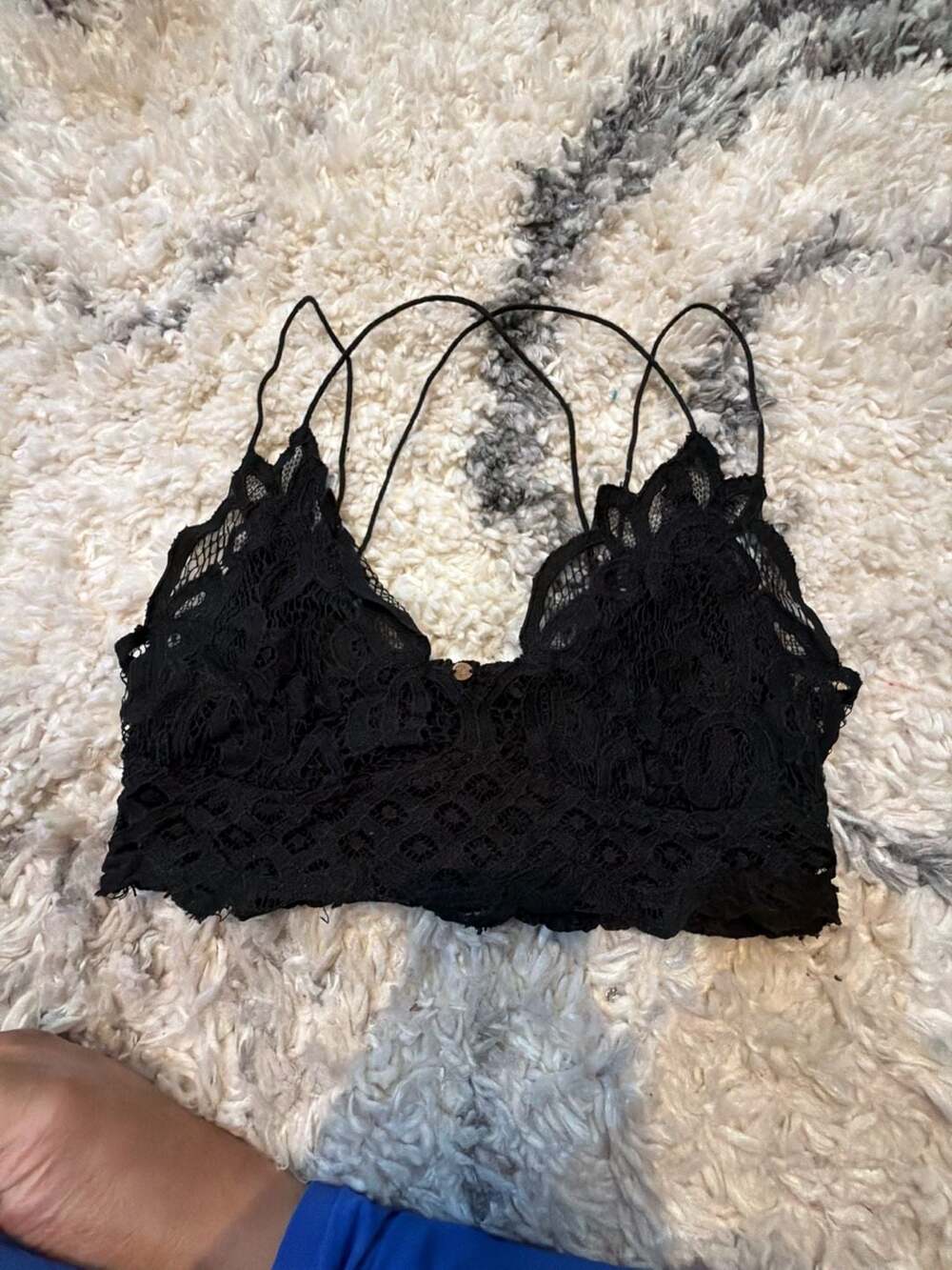 Free People FP One Adella Black Lace Bralette